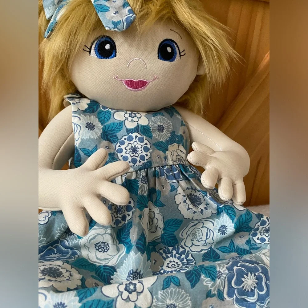 Handmade fabric baby